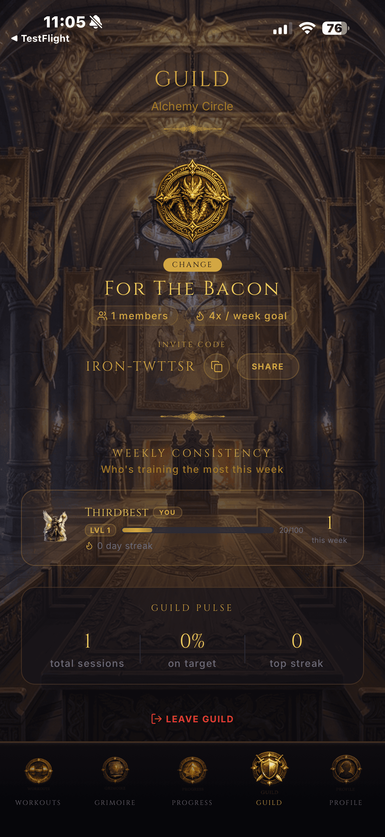 Guild — private training circle